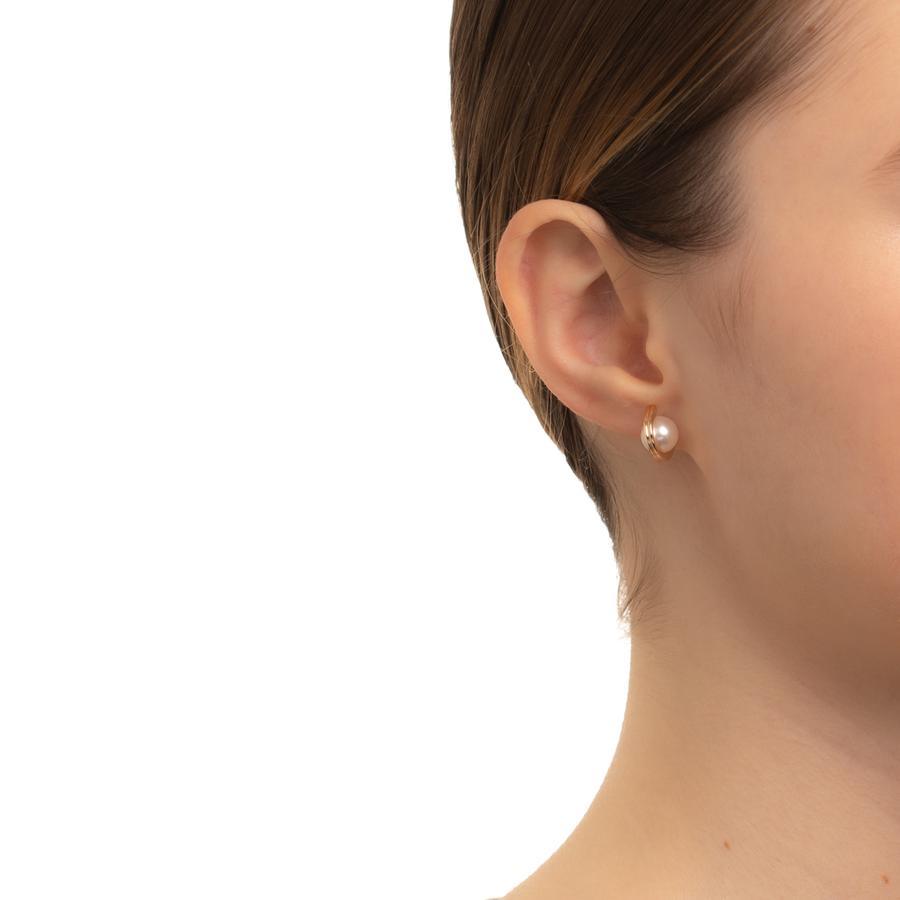 Hirotaka Medium Beluga Pearl Earring 5