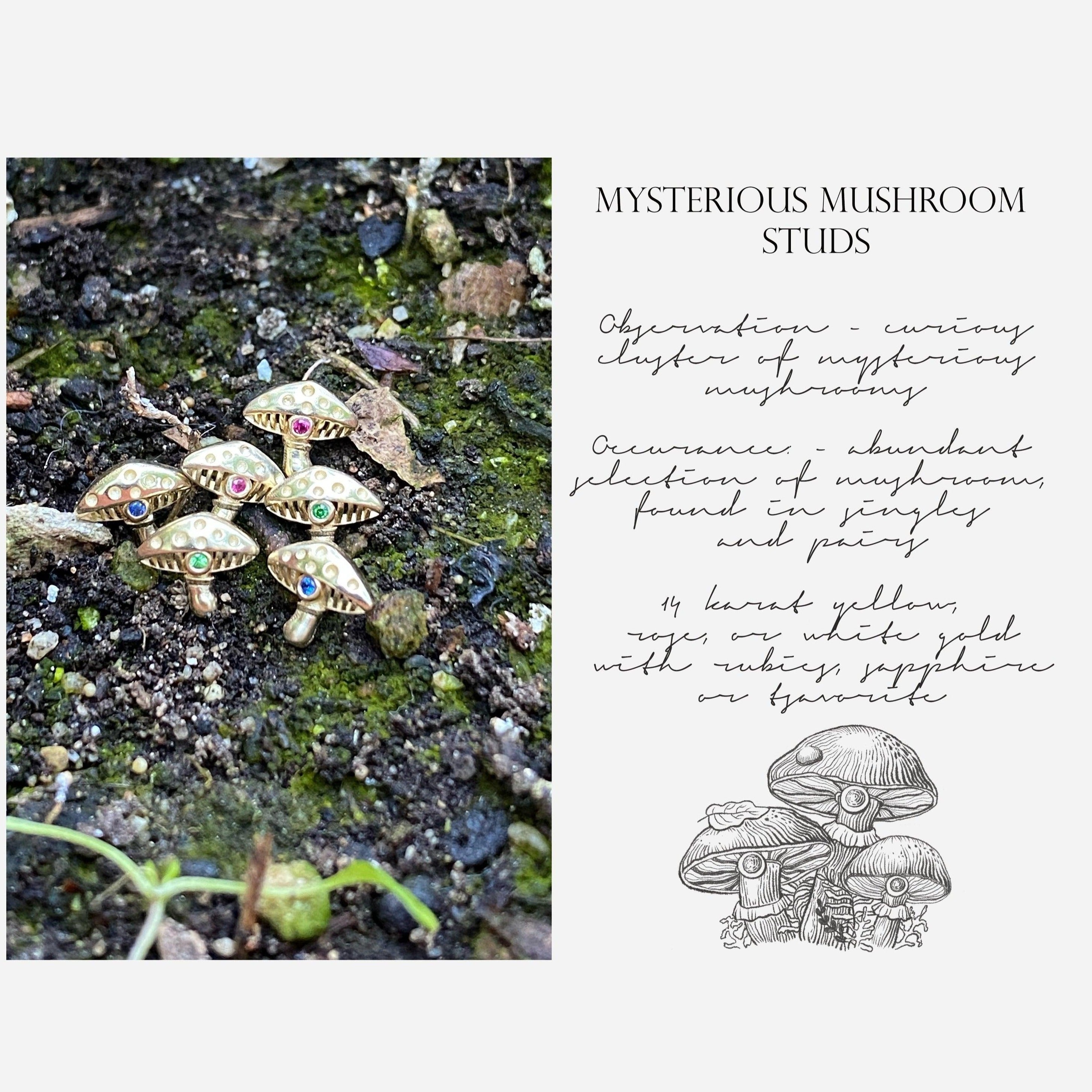Kimberly Doyle Mysterious Mushroom Stud 9