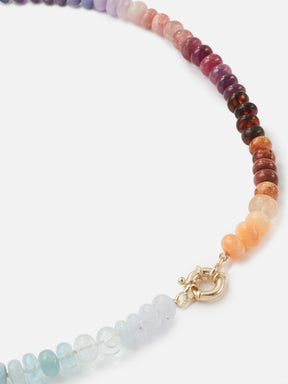 Encirkled Jewelry Ocean Sunset Gemstone Necklace 3