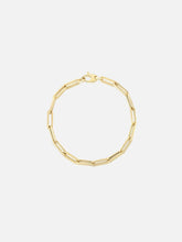 Noor Shamma Paperclip Bracelet – Yellow Gold 1
