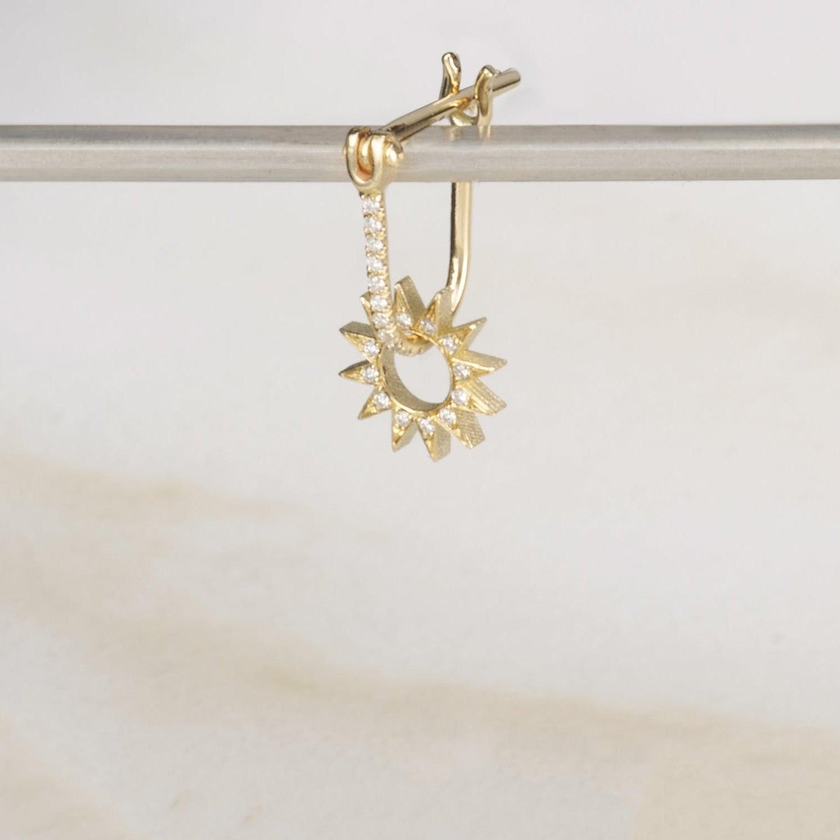 Pavé Baby Spur Earring - EMBLM Fine Jewelry - At Present