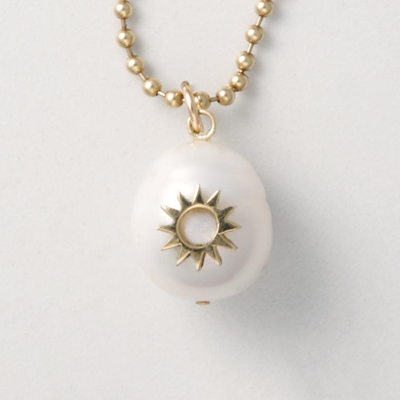 Pearl Spur Necklace - EMBLM Fine Jewelry - At Present