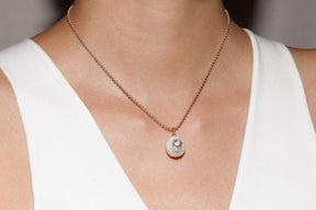Pearl Spur Necklace - EMBLM Fine Jewelry - At Present