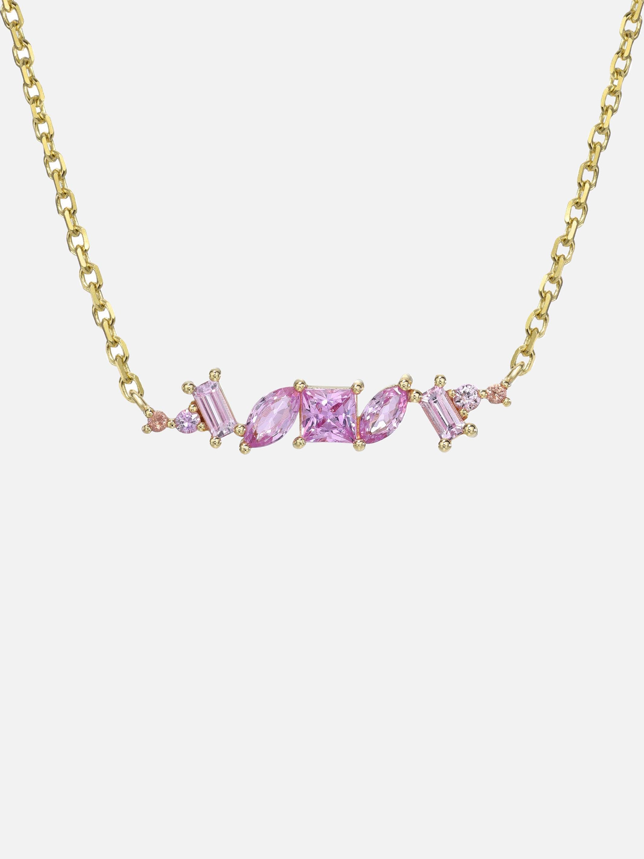 Pink Ombre Chaos Necklace - Meredith Young - At Present