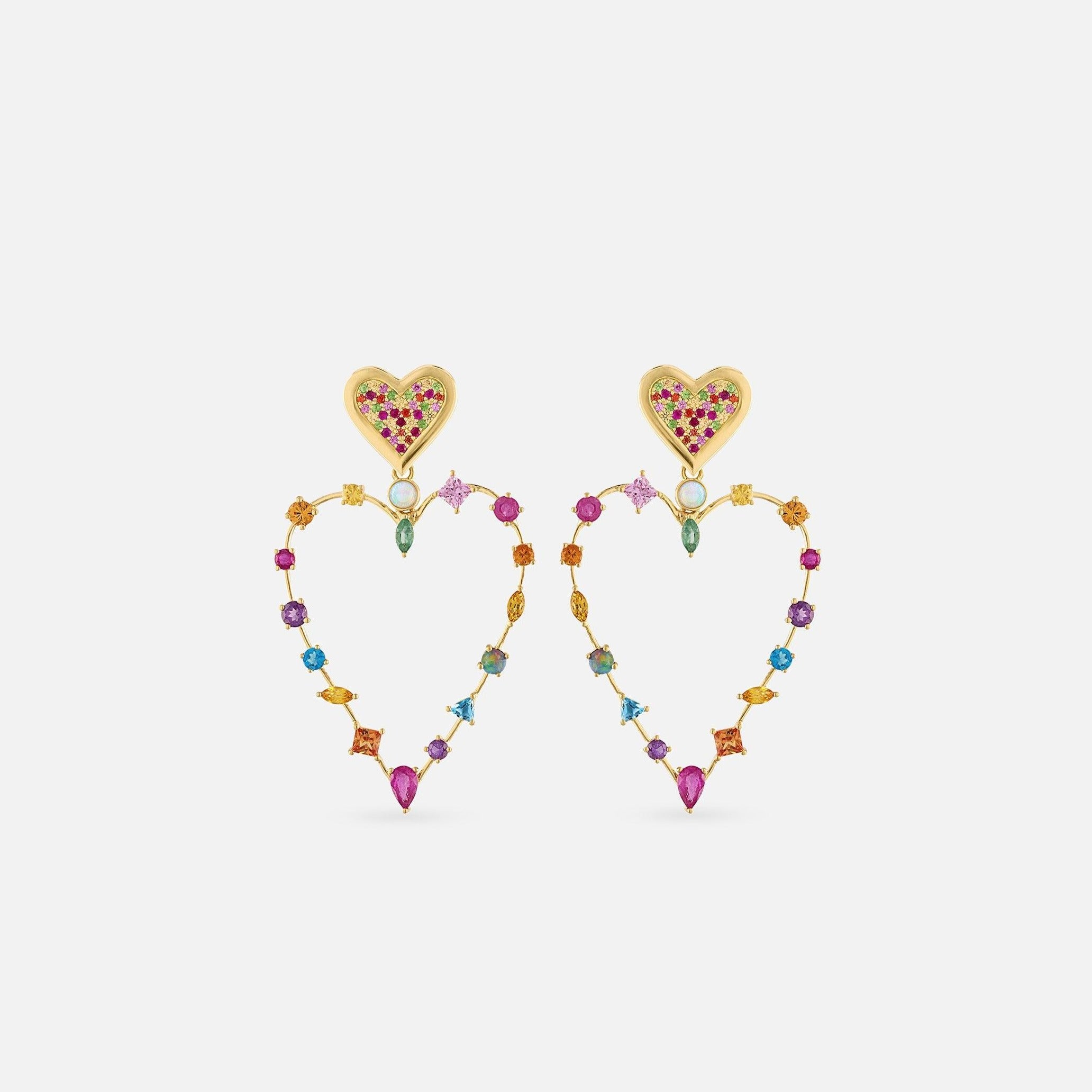 Eden Presley Rainbow Love Transformer Earrings - At Present