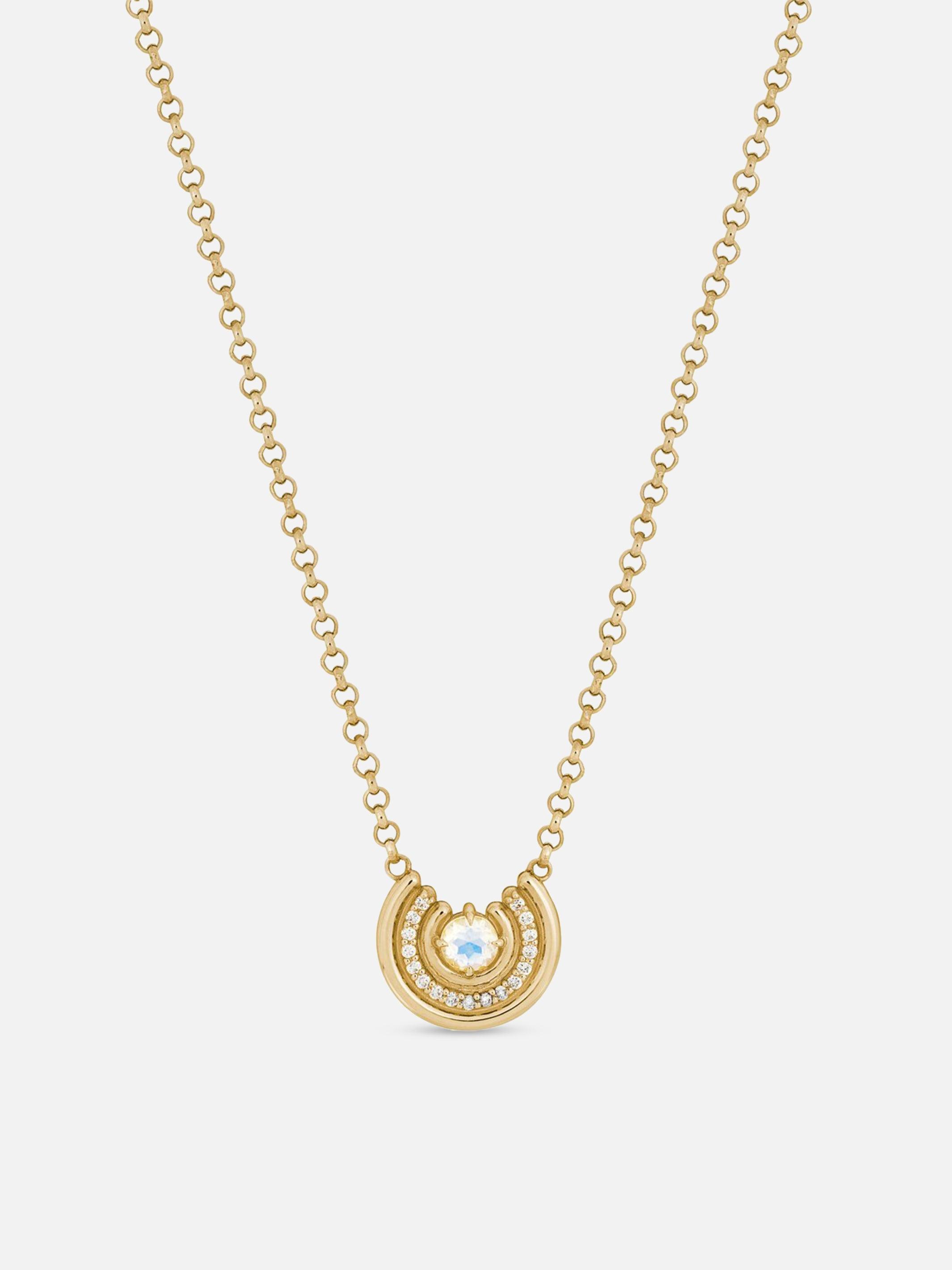 ParkFord Revival Row Necklace Moonstone 1