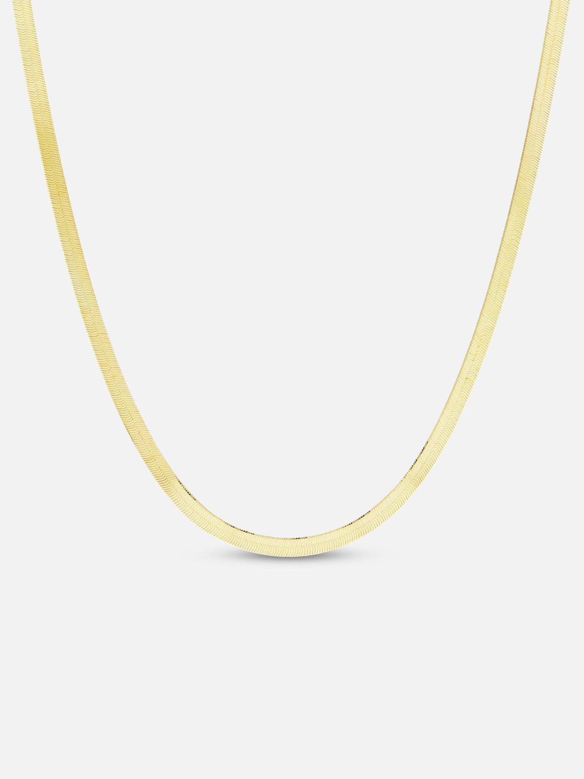 The Gild The Gold Herringbone Necklace 1