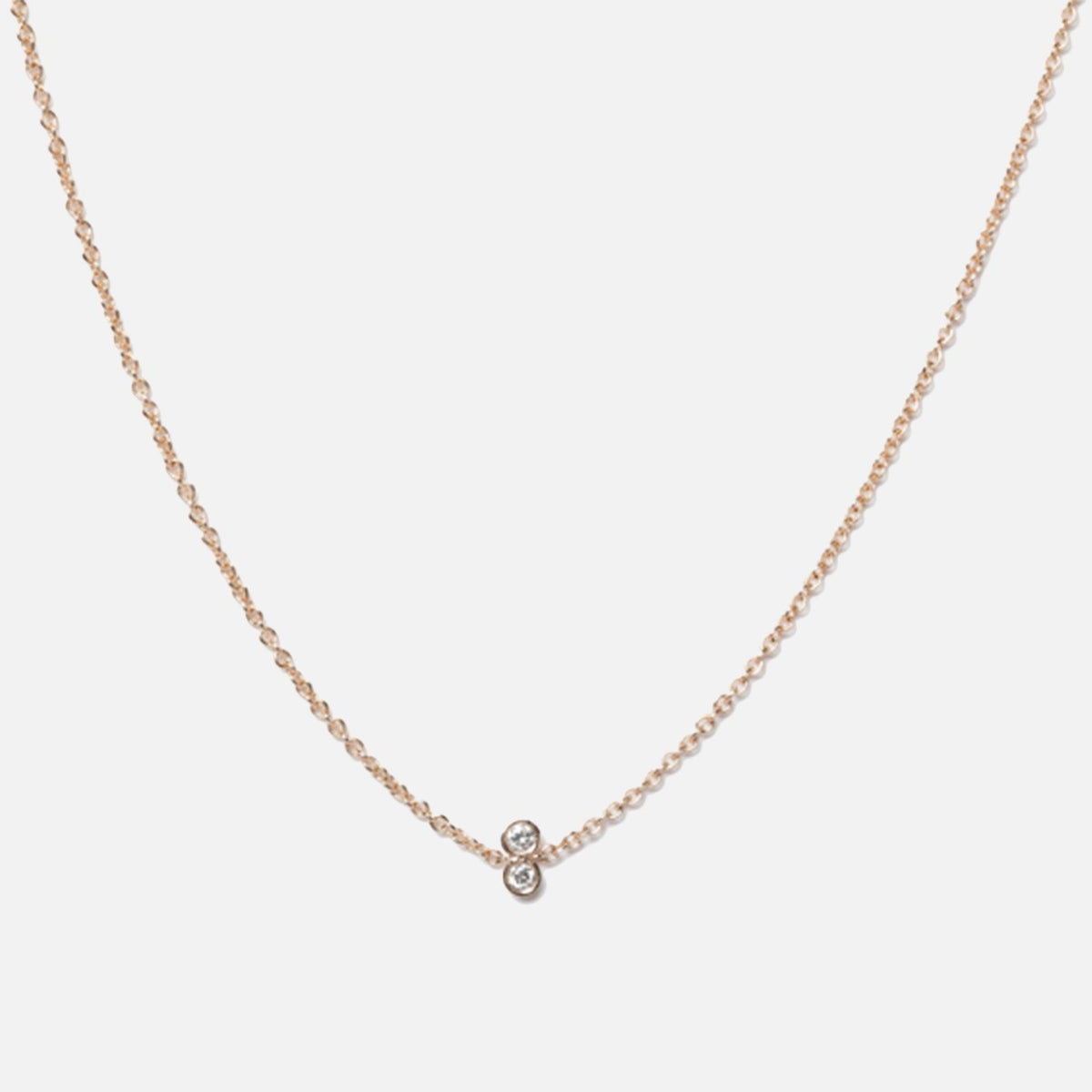 Twin Diamond Necklace - A.M. Thorne - At Present