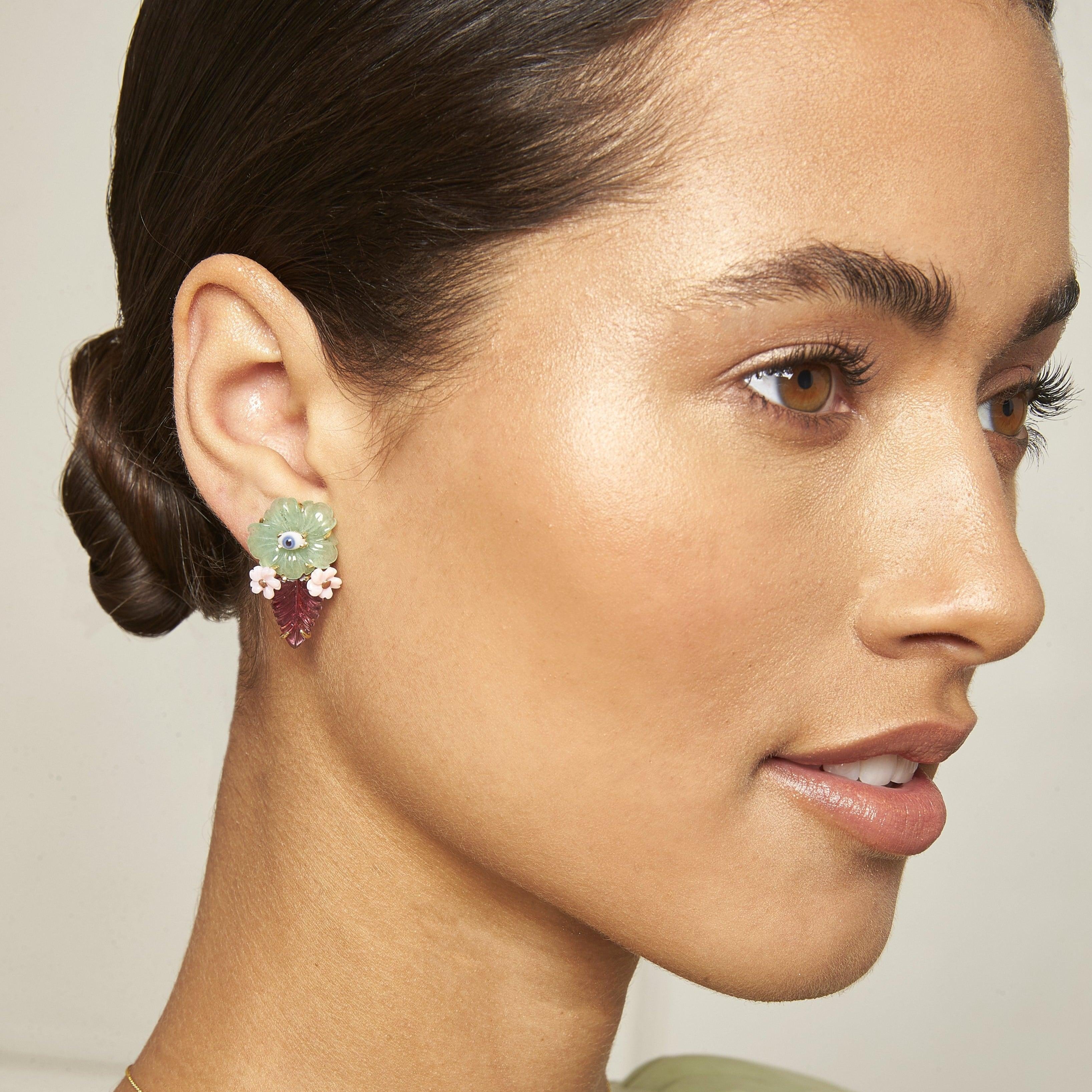 Kimberly Doyle Uncanny Bloom Earrings - Shell 2