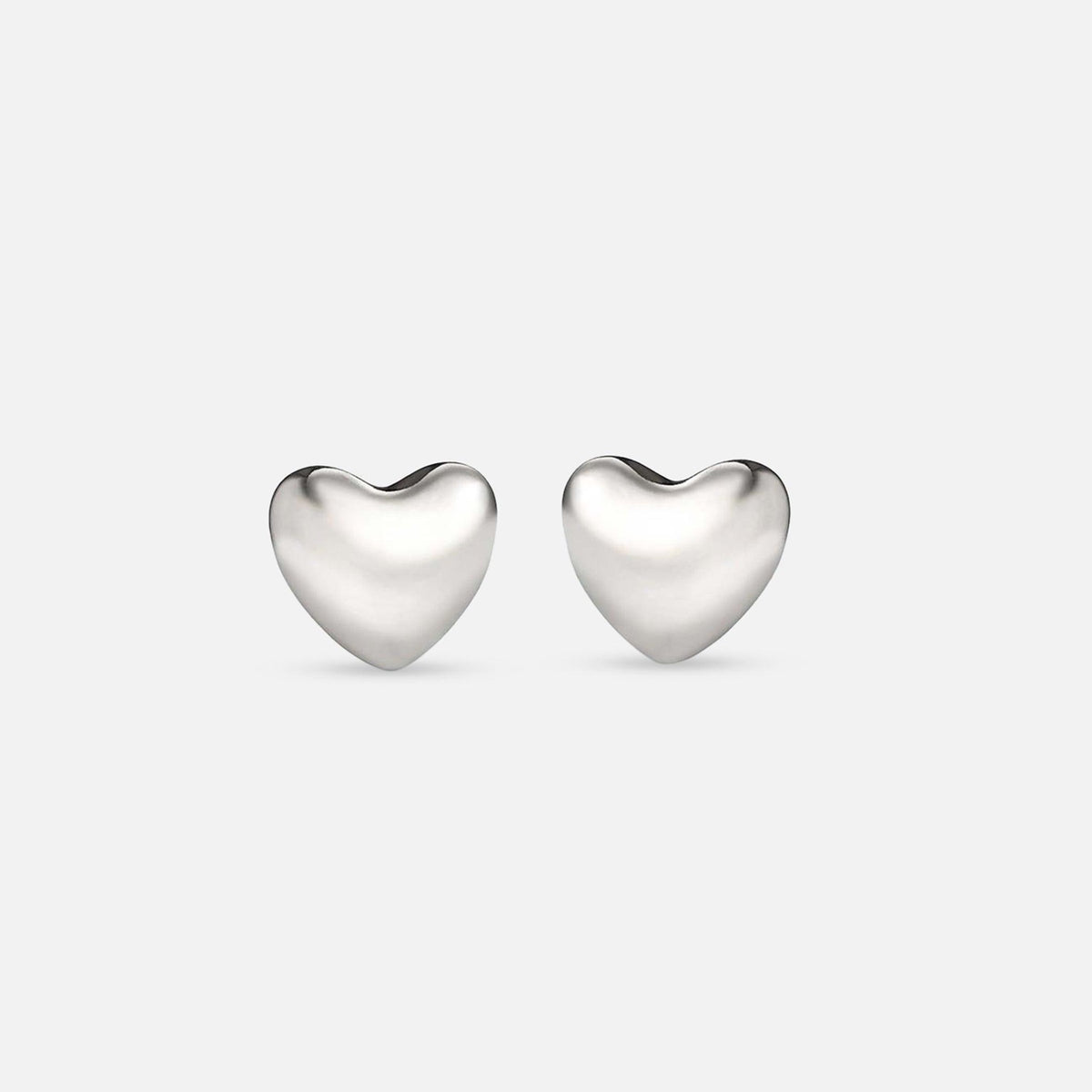 Voluptuous Heart Earrings, Small